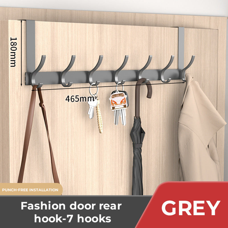 Punch-Free Door Frame Clothes Hanger Storage Rack