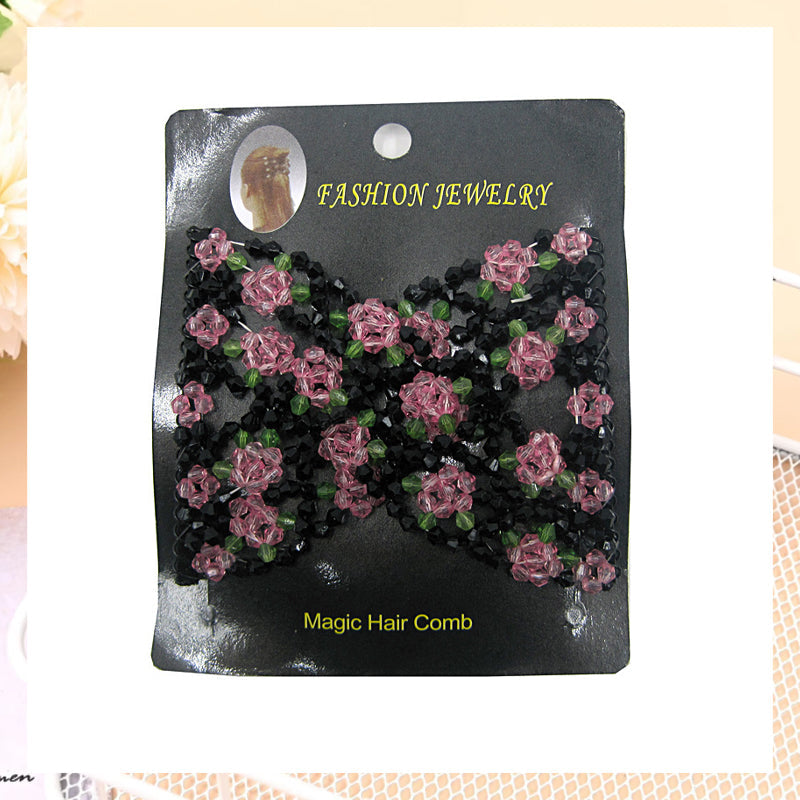 Elastic Rose Flower Hair Curler