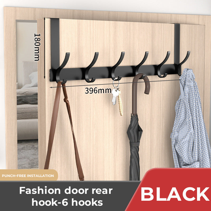 Punch-Free Door Frame Clothes Hanger Storage Rack