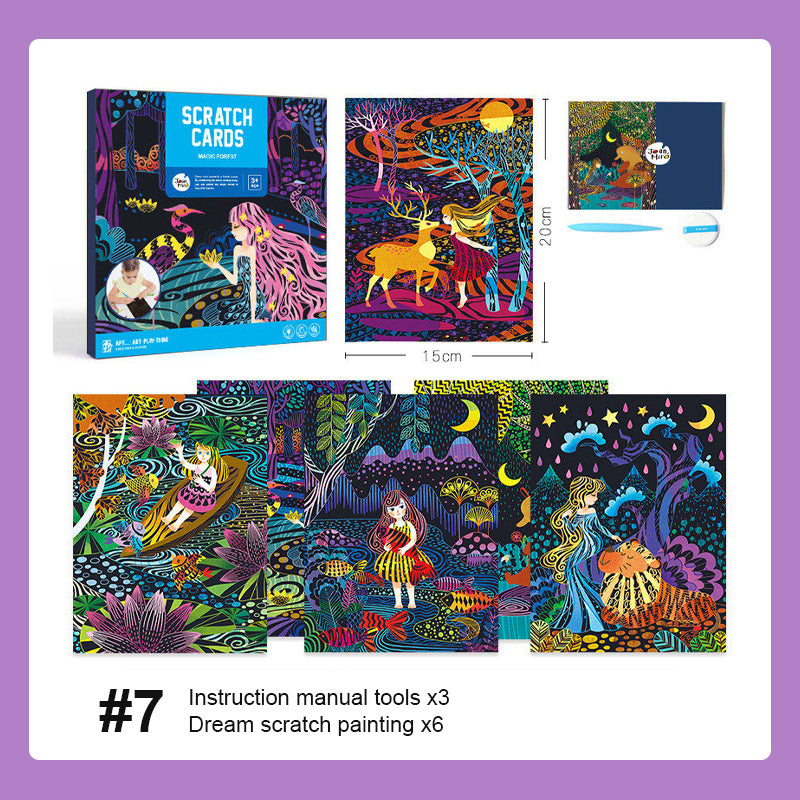 DIY Handmade Drawing Book Drawing Paper Notes