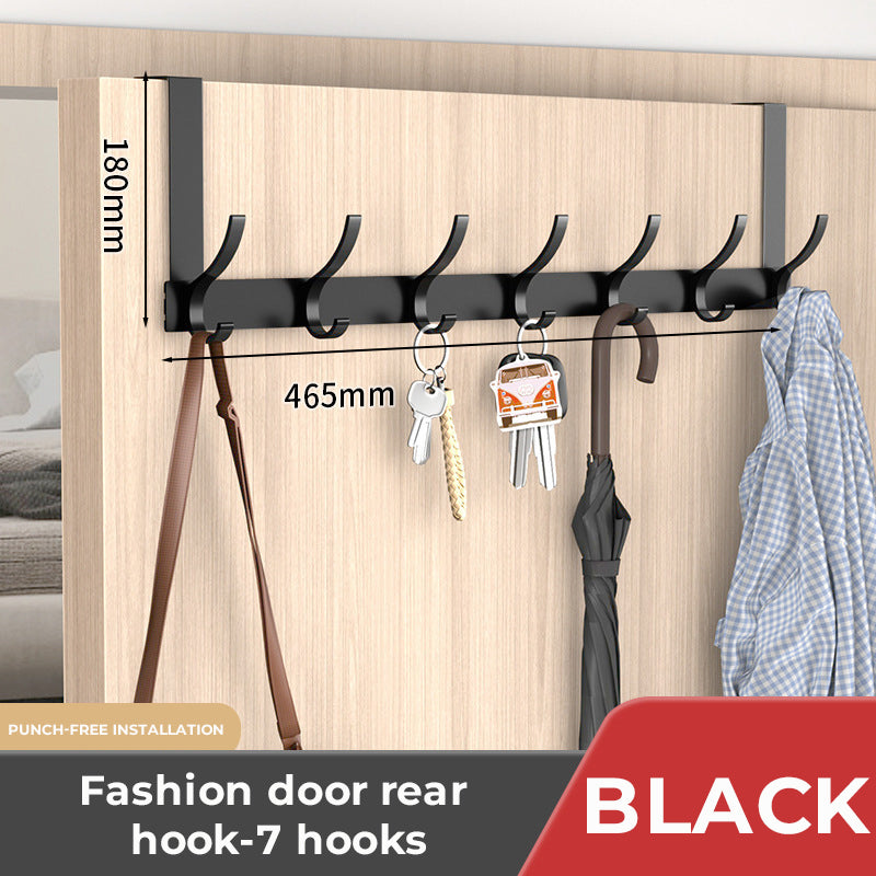 Punch-Free Door Frame Clothes Hanger Storage Rack