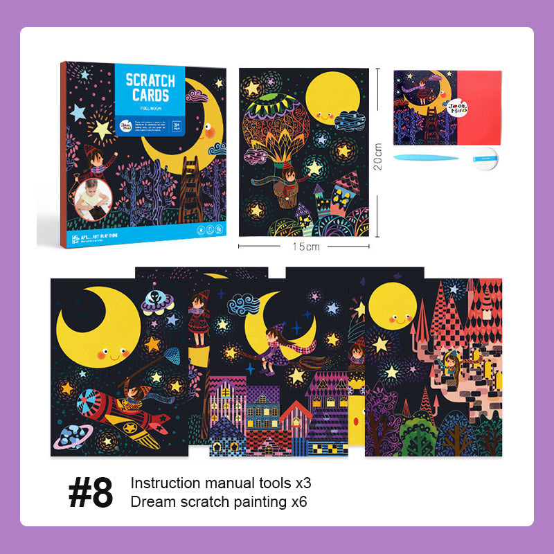 DIY Handmade Drawing Book Drawing Paper Notes