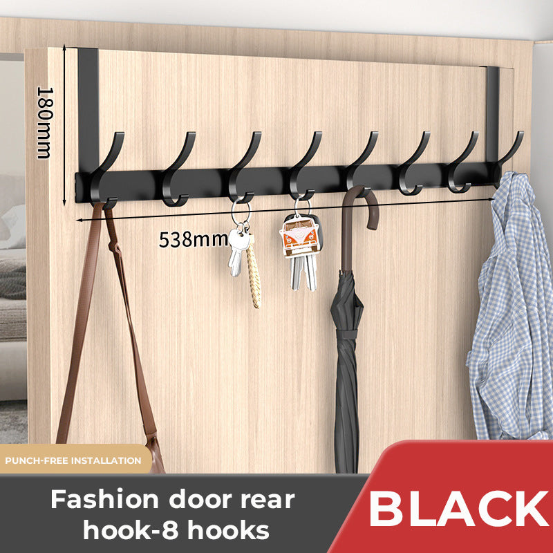 Punch-Free Door Frame Clothes Hanger Storage Rack