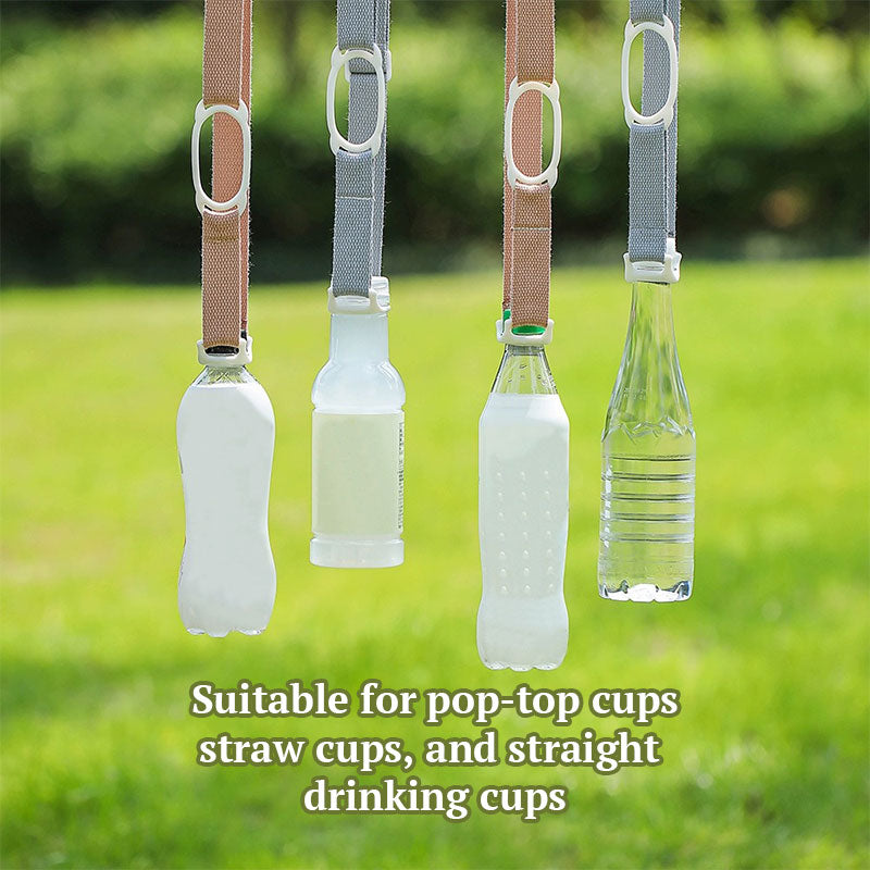 2-In-1 Water Bottle Cross-Body Strap