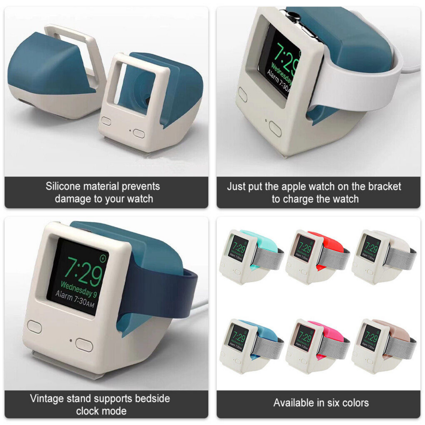 Computer Monitor Watch Stand, Charging Base