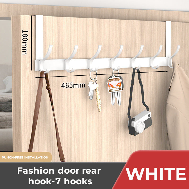 Punch-Free Door Frame Clothes Hanger Storage Rack