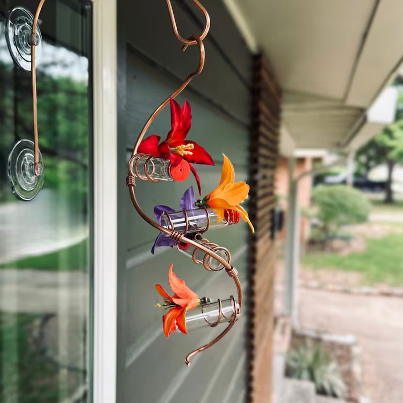 Suction Cup Type Window Hummingbird Feeder