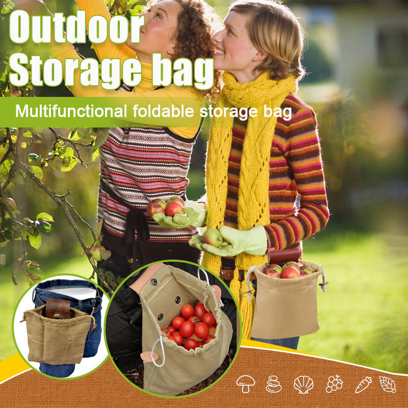 Multifunctional folding collection bag, outdoor storage bag