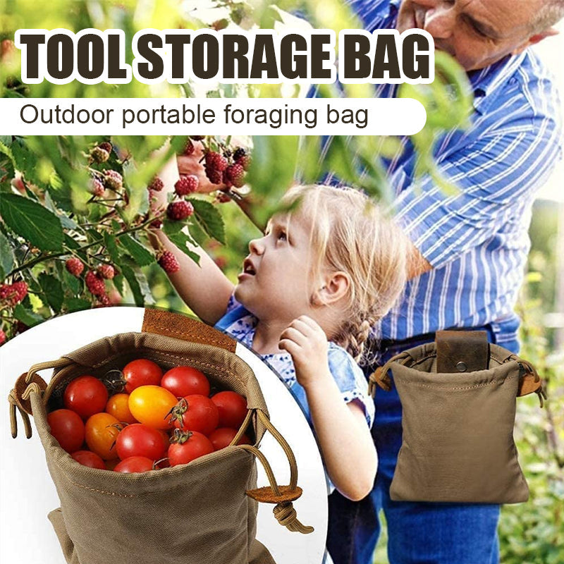 Multifunctional folding collection bag, outdoor storage bag