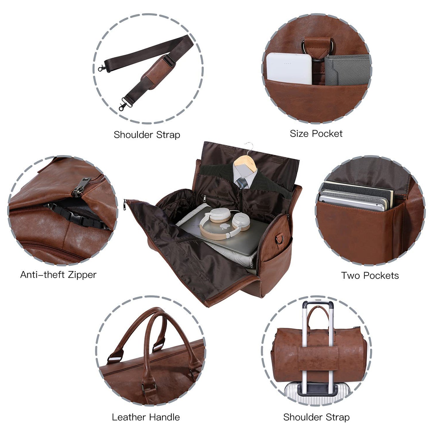The Convertible Duffle Garment Bag✈️Free Shipping