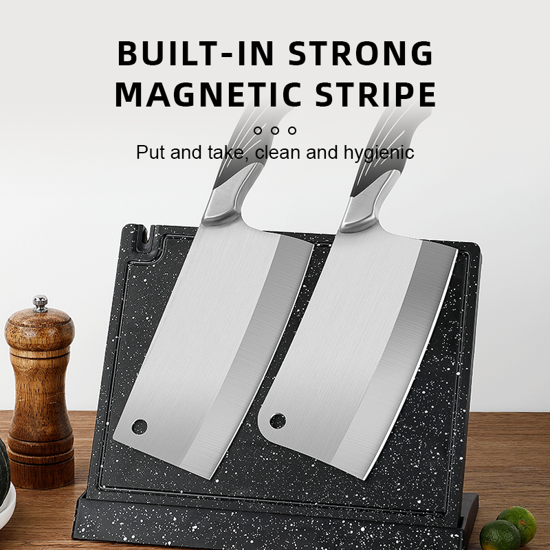 Multifunctional Punch-Free Magnetic Knife Holder