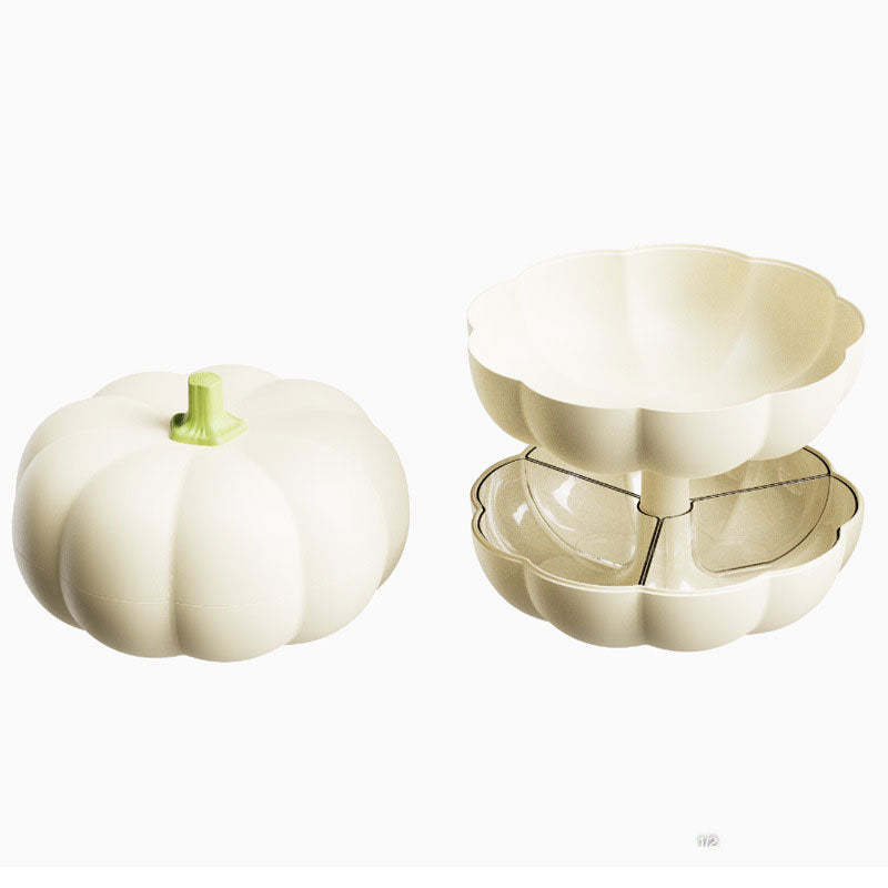 Halloween Christmas Pumpkin Decorative Fruit Plate Snack Dessert Stand
