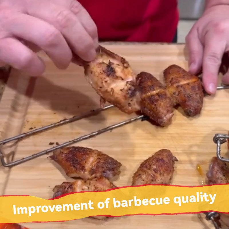 🍗Wing Rails Make It Easier To Grill Your Chicken Wings!