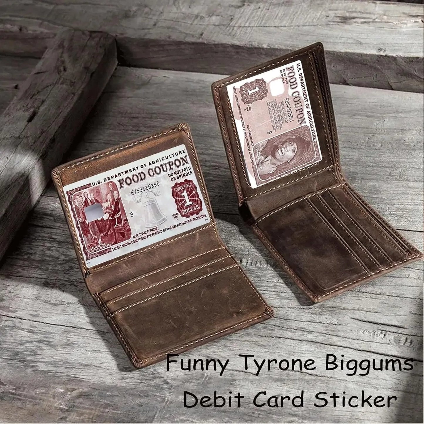 🔥Funny Tyrone Biggums Debit Card Sticker
