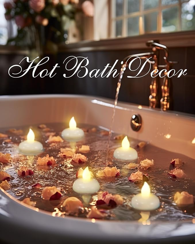 Water-Sensing Floating Candle Light