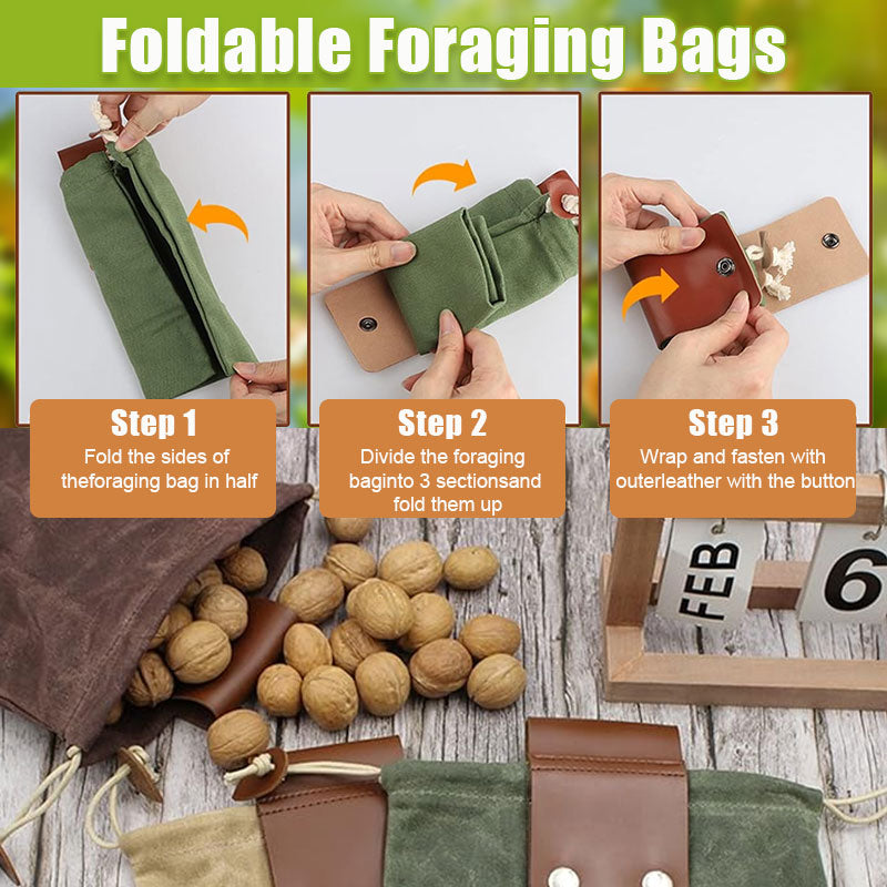 Multifunctional folding collection bag, outdoor storage bag