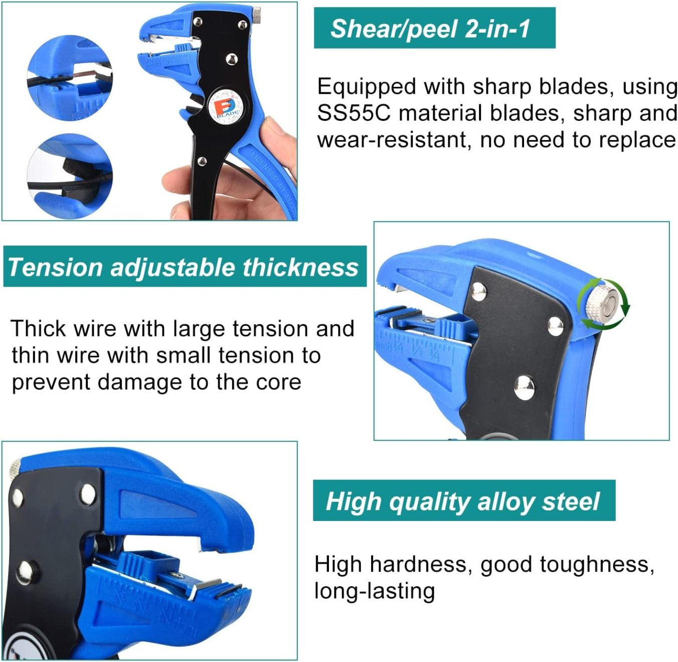 Small Mini Duckbill Wire Strippers