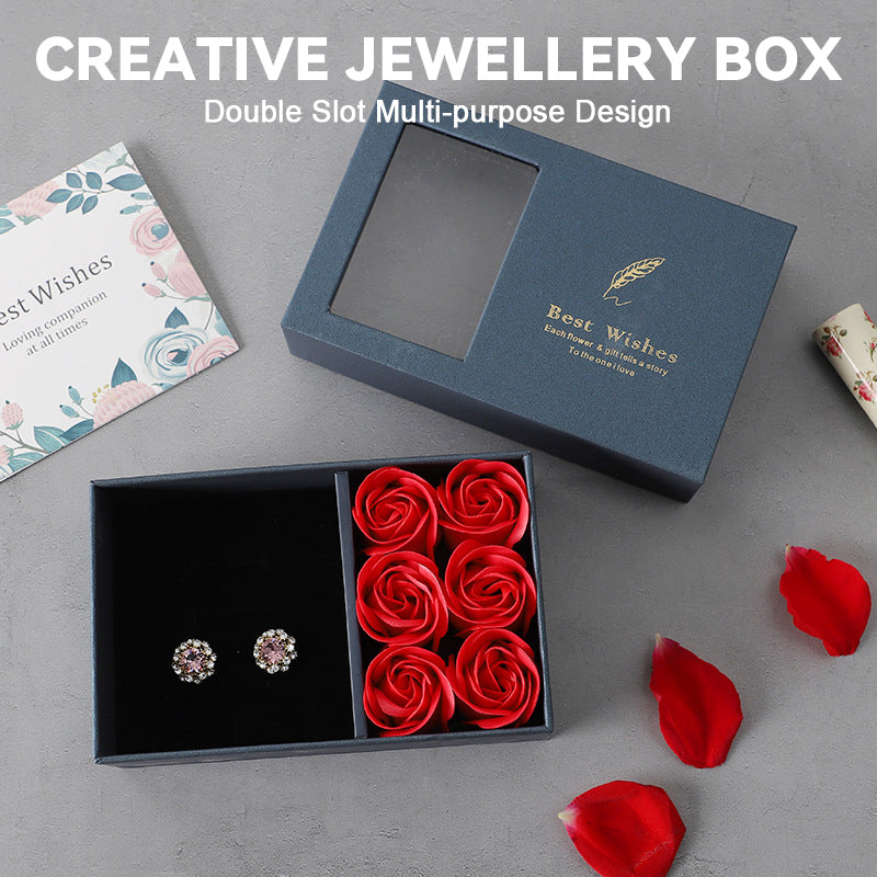Six Roses Jewelry Box