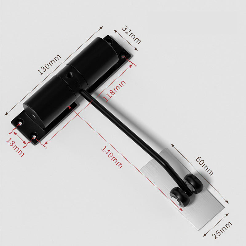 Silent Adjustable Automatic Door Closer