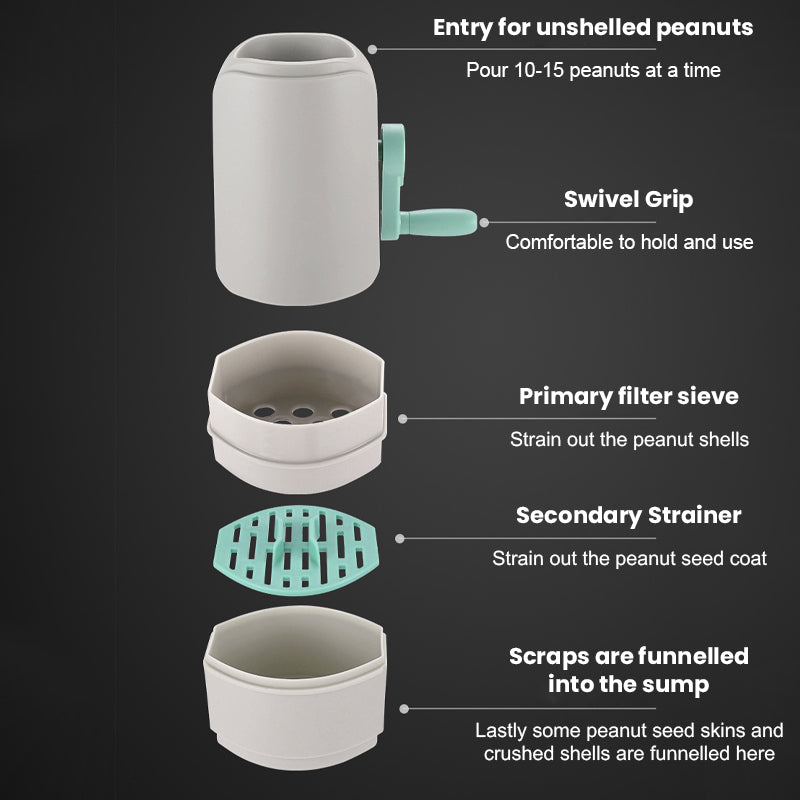 Nut sheller-Suitable for almost all small nuts
