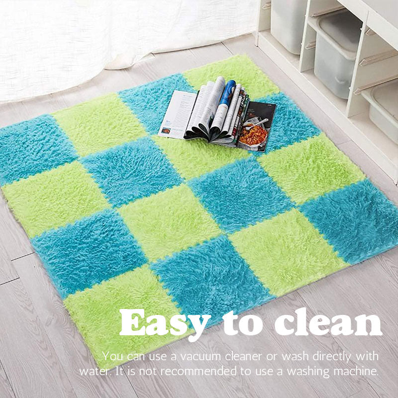 Flocking Splicing Floor Mat