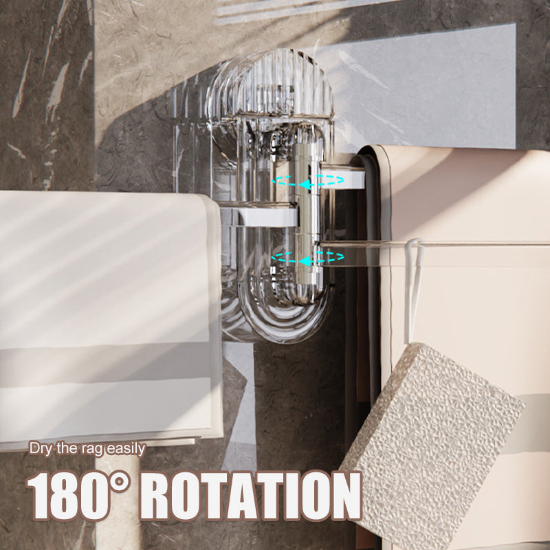 Suction Cup Rotating Rag Holder