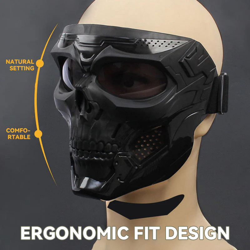Motorcycle, bicycle helmet goggles/skull horror helmet mask
