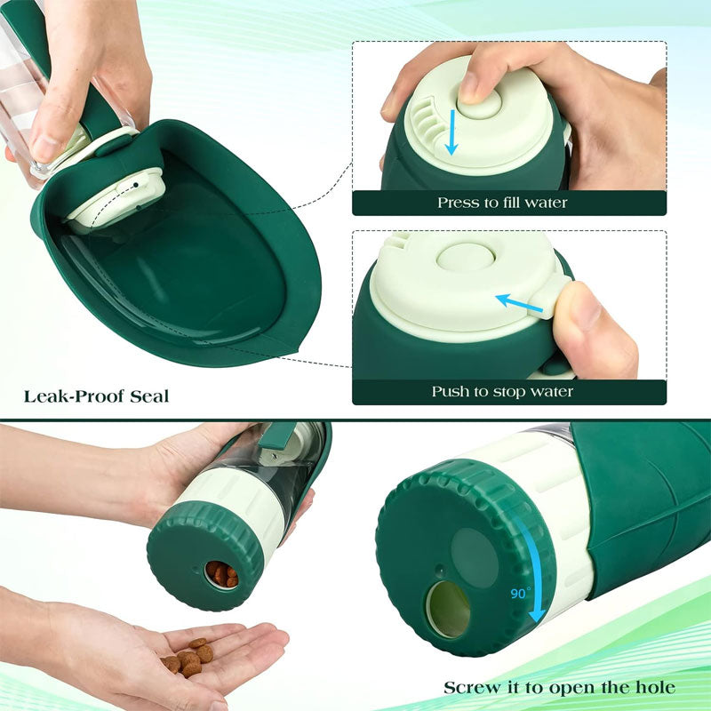 Pet Outdoor Water And Food Cup