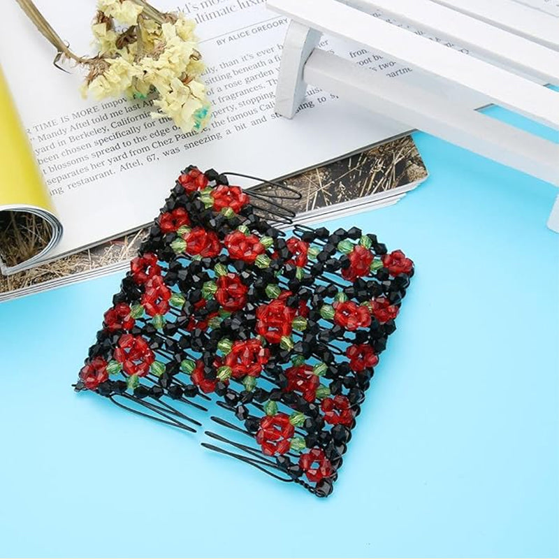 Elastic Rose Flower Hair Curler