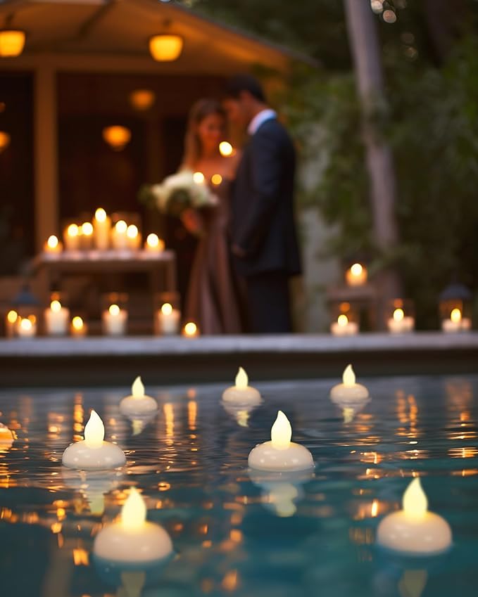 Water-Sensing Floating Candle Light