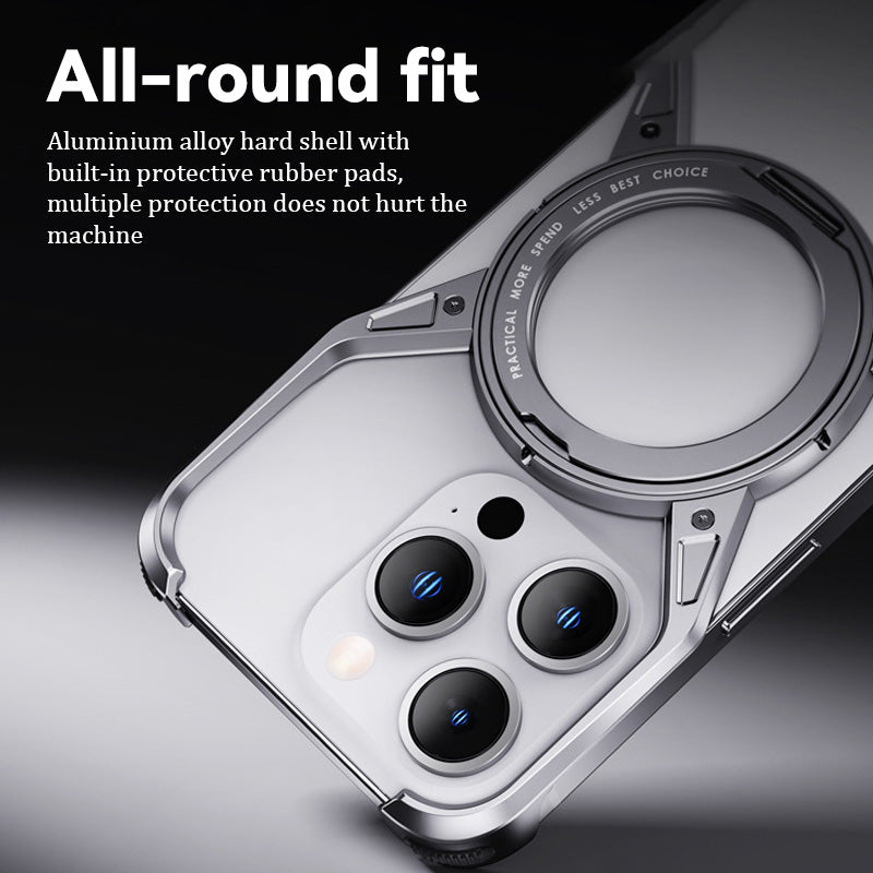 X-shaped mobile phone case rotating magnetic bracket - can be used for at least 3 years