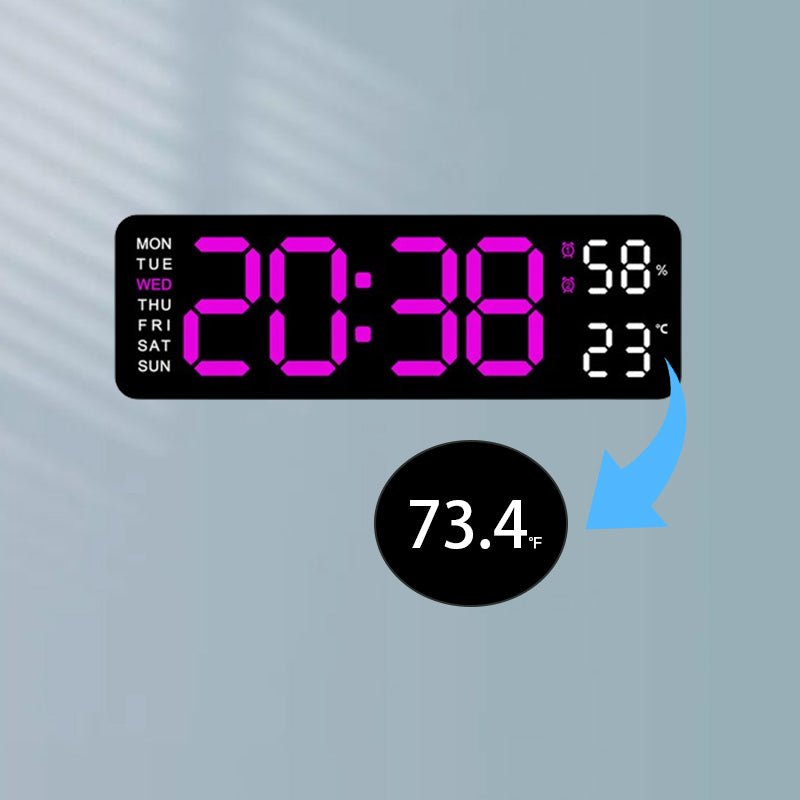 π₯2024 Upgraded Digital Wall Clock Large Display
