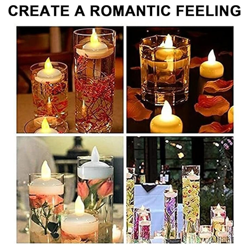 Water-Sensing Floating Candle Light