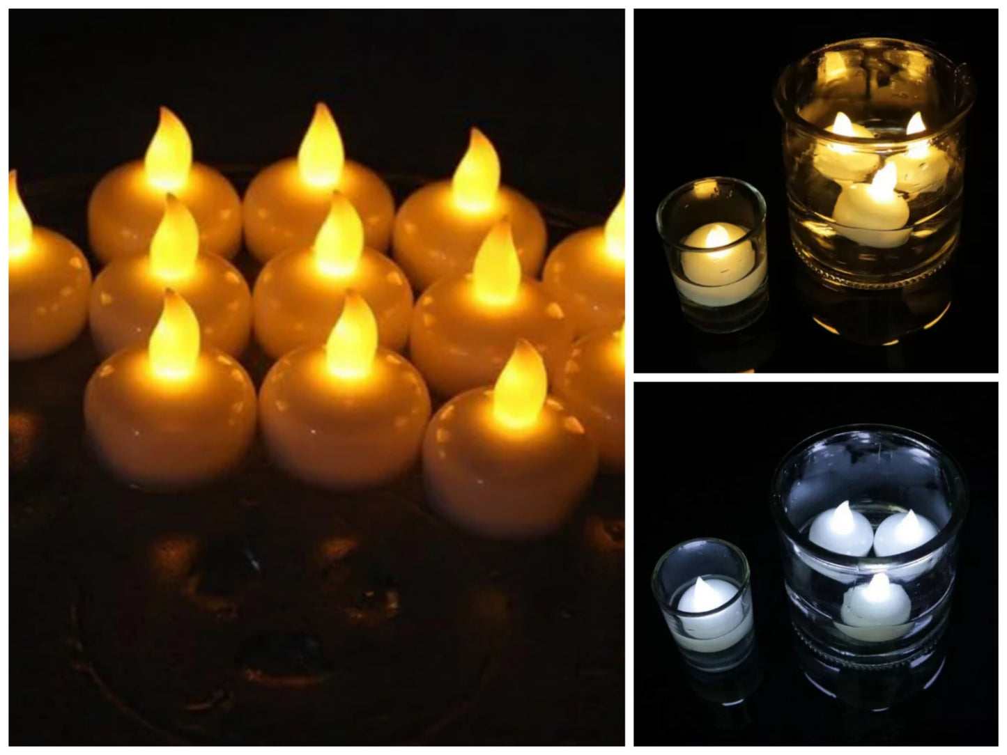 Water-Sensing Floating Candle Light
