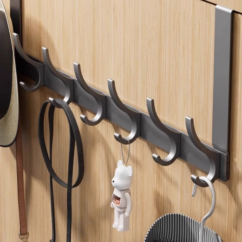Punch-Free Door Frame Clothes Hanger Storage Rack