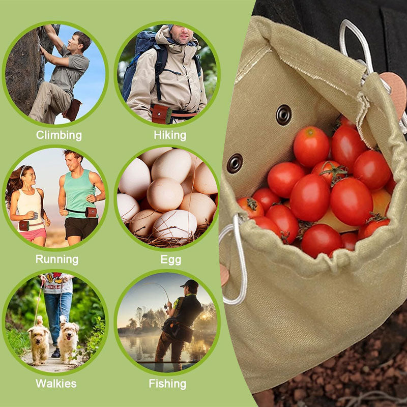 Multifunctional folding collection bag, outdoor storage bag