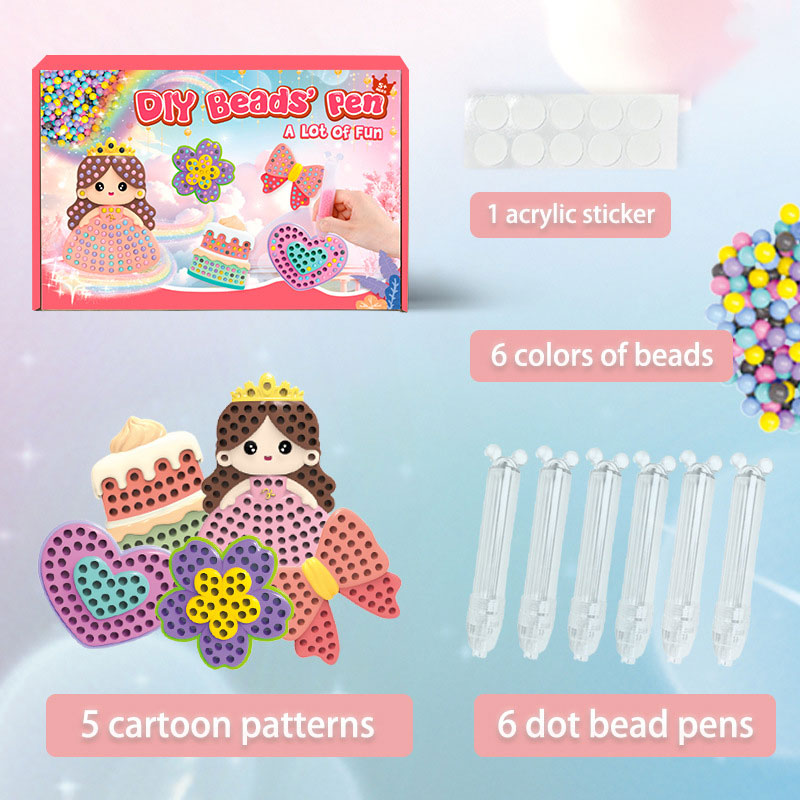 DIY Handmade Bead Stickers