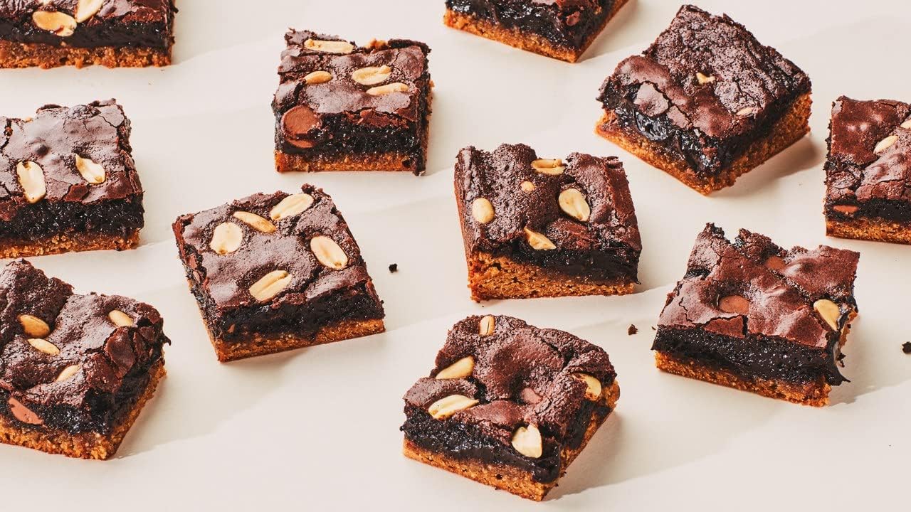 Brownie Pan with Dividers, Non-Stick Backing Pan
