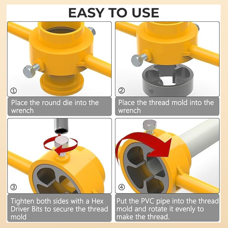 6 Piece Set Of Water Pipe Die