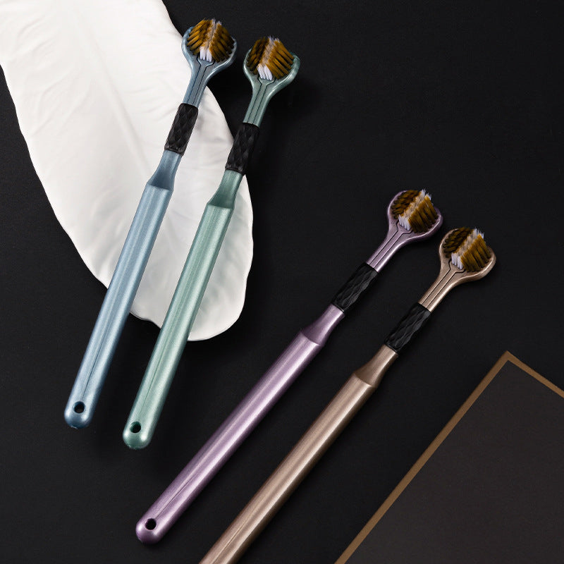 Three-Sided Deep Cleaning Toothbrush