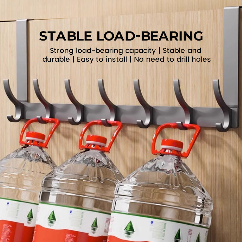 Punch-Free Door Frame Clothes Hanger Storage Rack