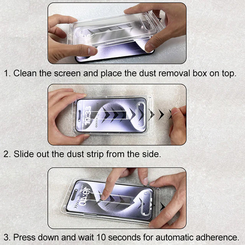 📱Fully automatic dust-free warehouse tempered film-✨Anyone can easily install