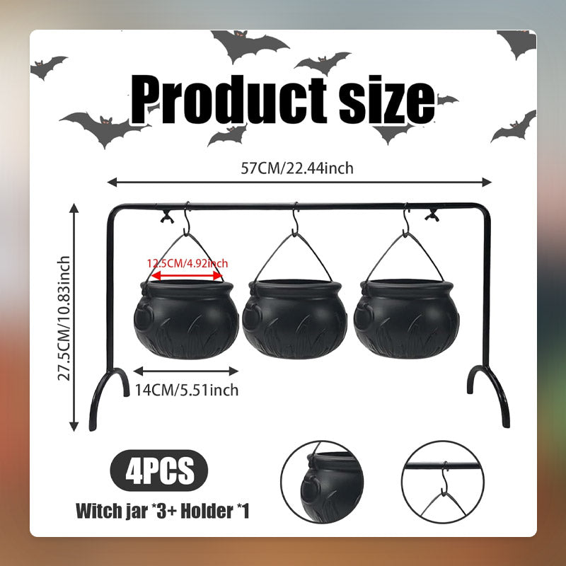Halloween Candy Fruit Container Set, Decoration