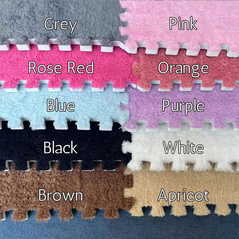 Flocking Splicing Floor Mat