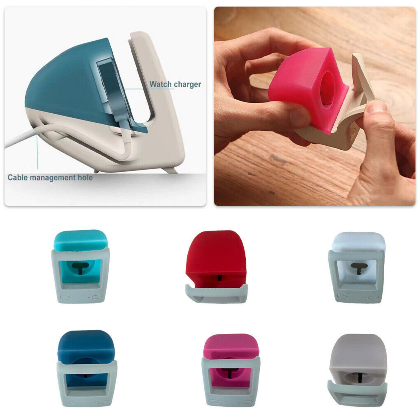 Computer Monitor Watch Stand, Charging Base