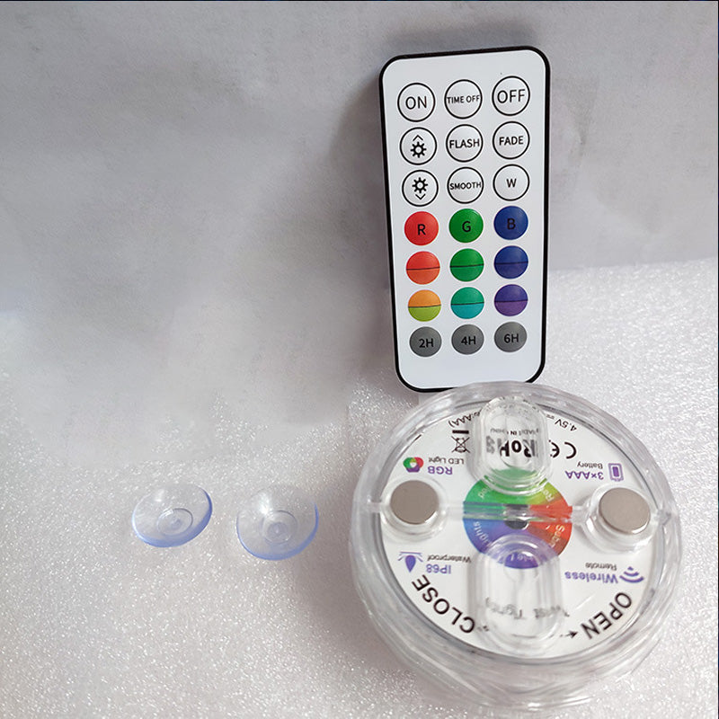 LED Remote Control Magnet Suction Cup Diving Light