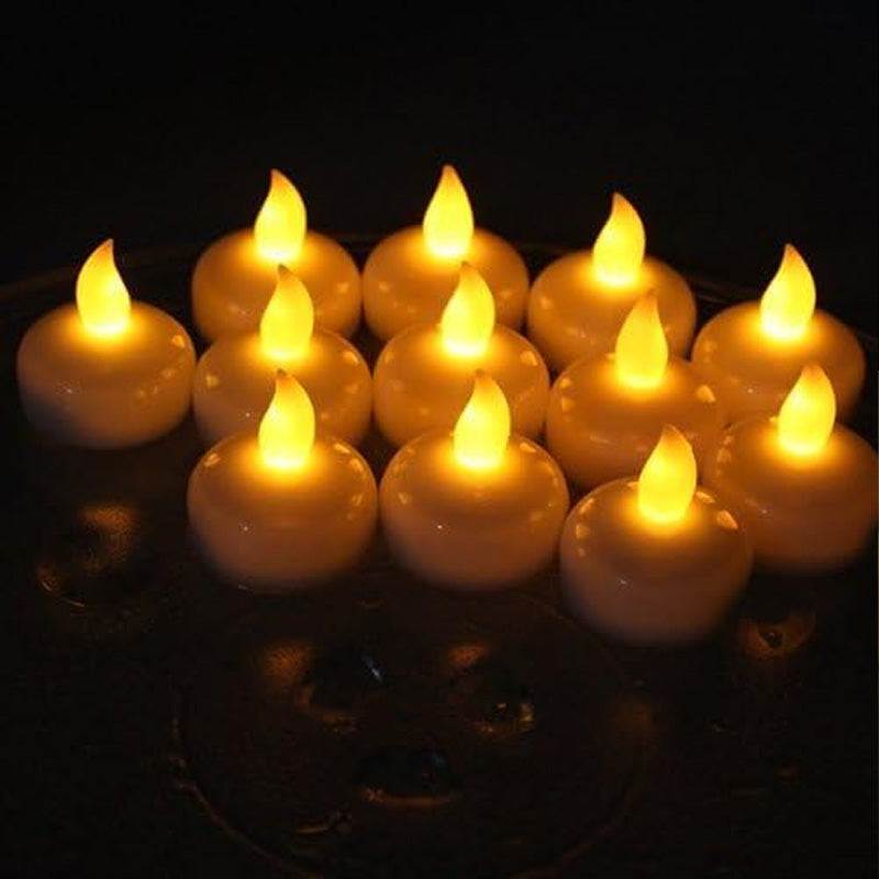 Water-Sensing Floating Candle Light