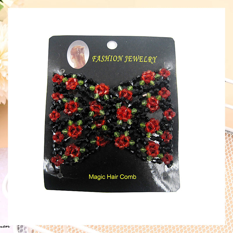Elastic Rose Flower Hair Curler