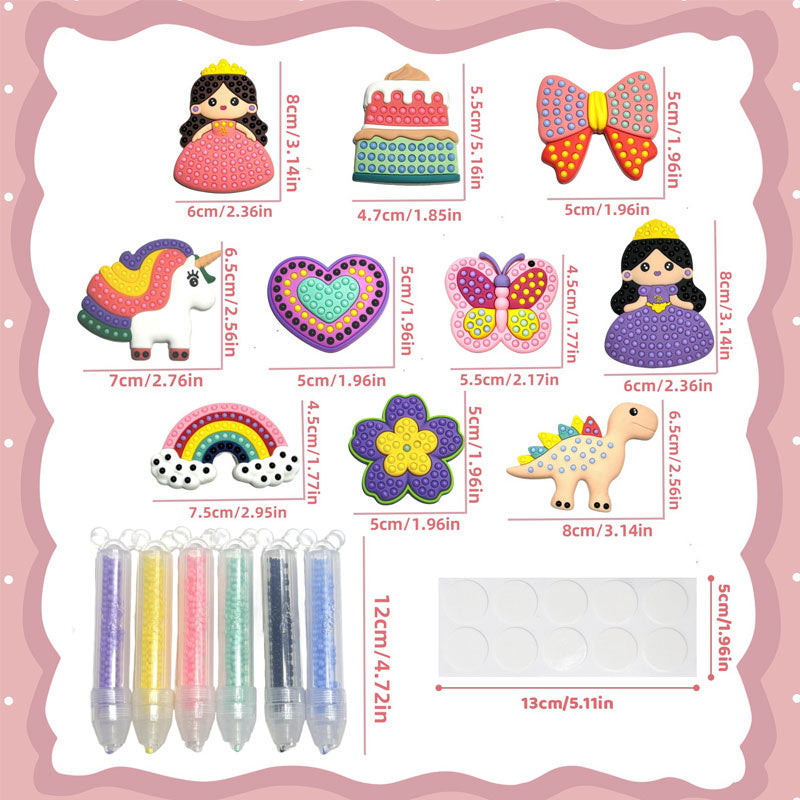 DIY Handmade Bead Stickers
