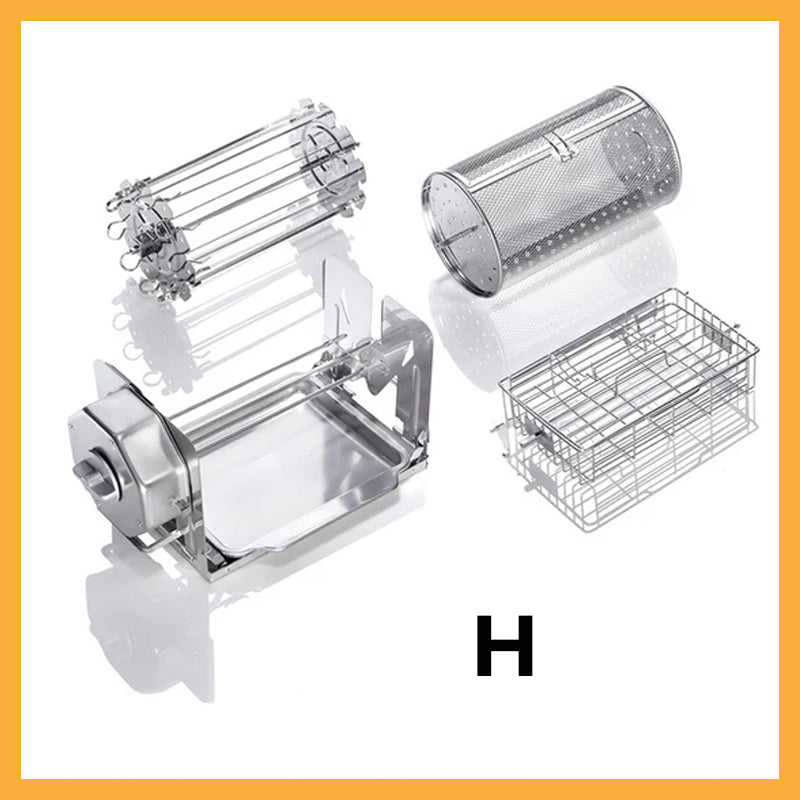 Stainless Steel Automatic Rotating Grill